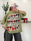 تیشرت زنانه باکسی ❤️mickey❤️