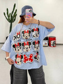 تیشرت زنانه باکسی ❤️mickey❤️