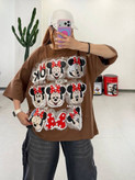 تیشرت زنانه باکسی ❤️mickey❤️