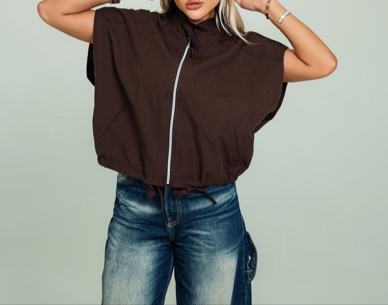 وست زیپدار زنانه دخترانه